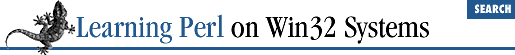 Learning Perl on Win32